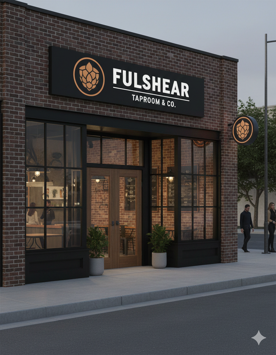 Fulshear Taproom exterior storefront